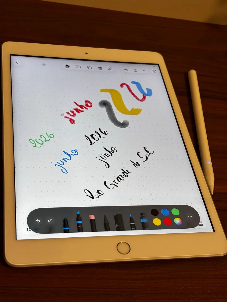 iPad 8 geração - com caneta - Foto 2