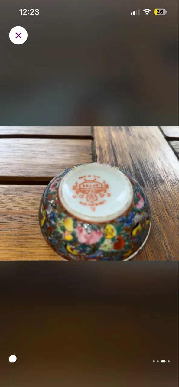 Porta joias porcelana antiguidade  - Foto 2
