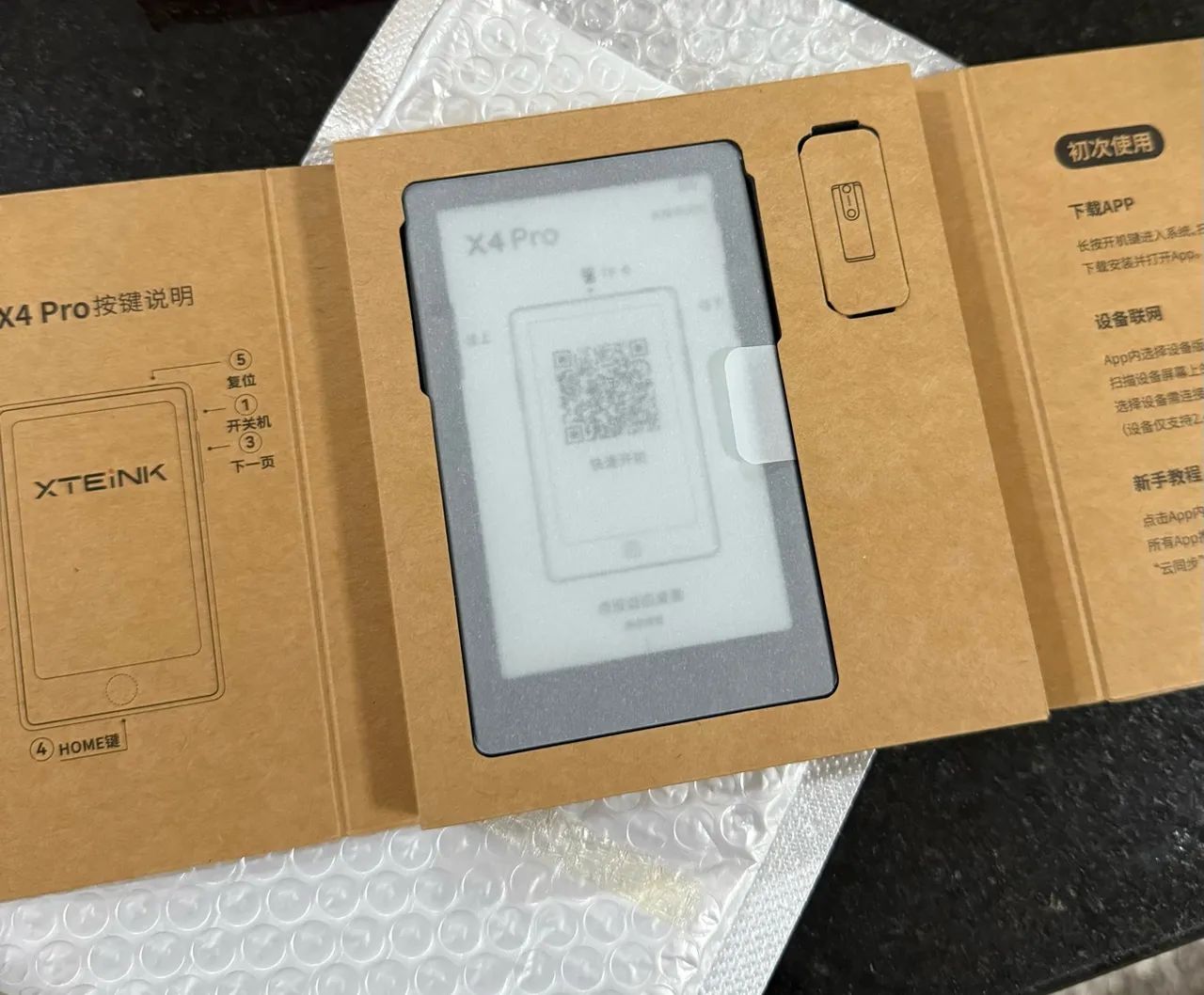 Leitor Digital - XTEINK X4 Pro E-reader 4,3? - Preto - Novo - Foto 5