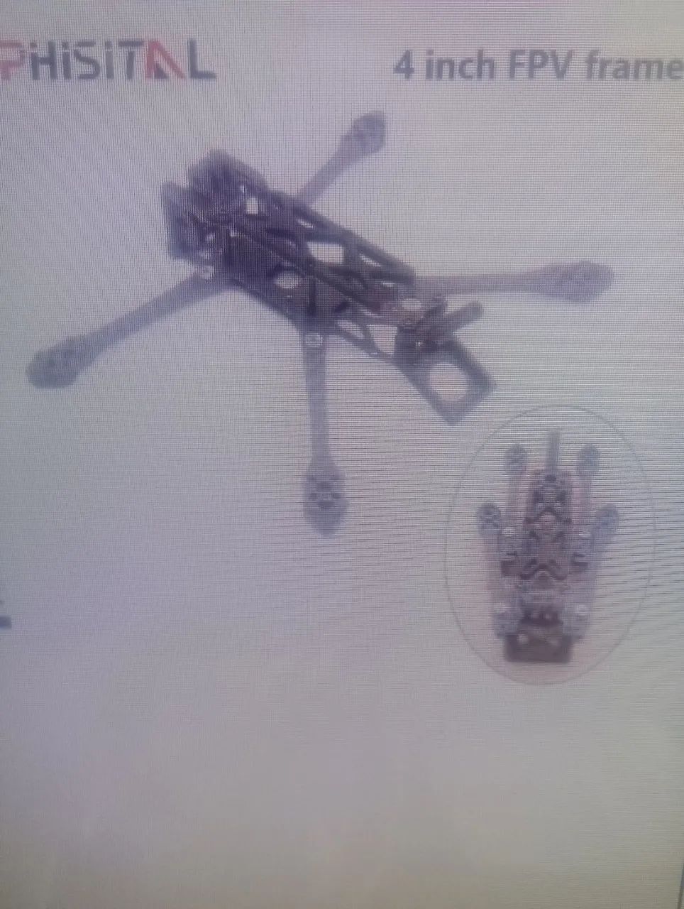 Frame drone 4 polegadas 