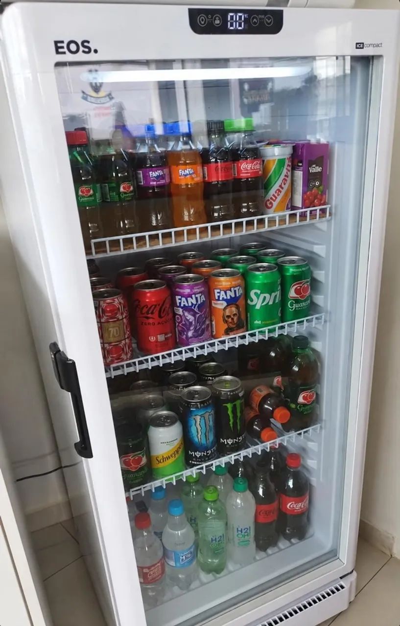 Refrigerador Expositor de bebidas vertical Eos 198 Litros - 110v