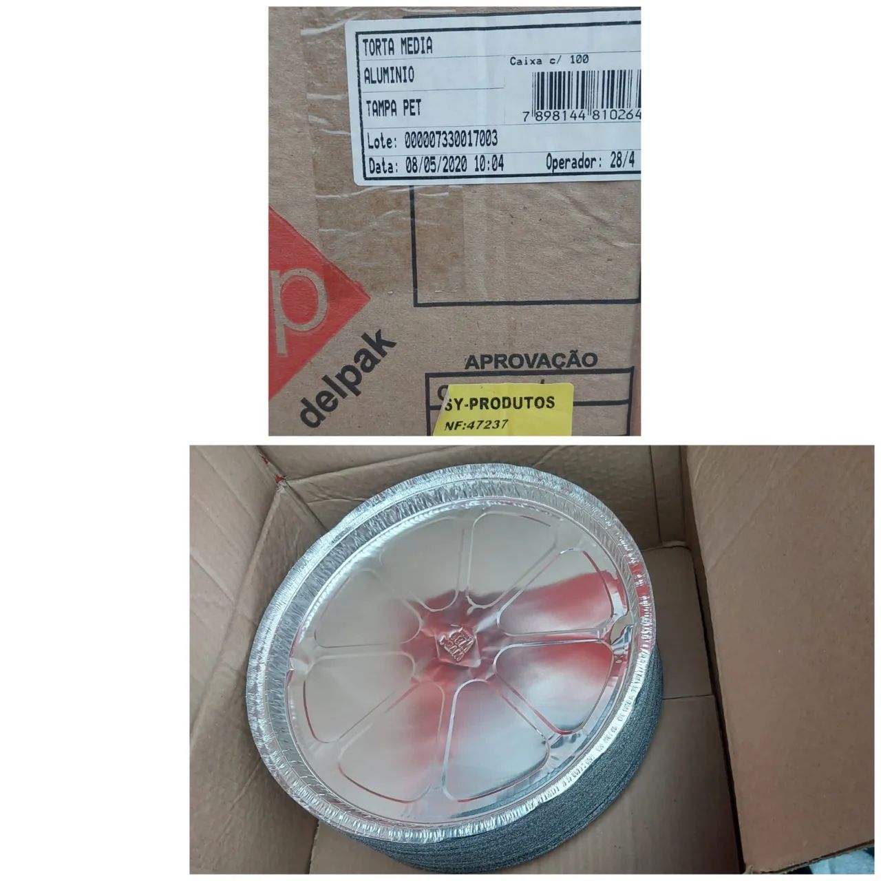 Forma pra pizza descartável caixa  - Foto 2