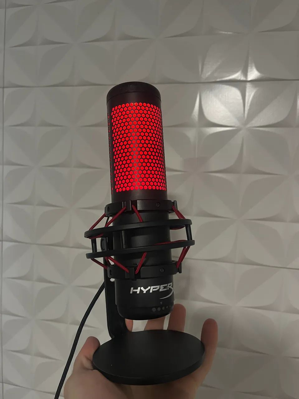 Microfone Gamer Condensador HyperX QuadCast