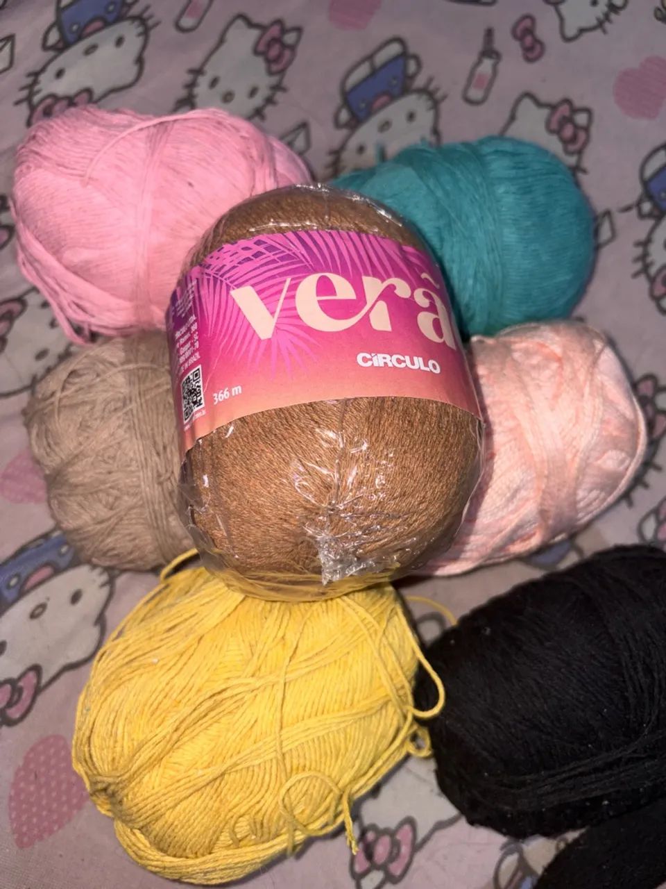 Kit de crochê,com 7 rolos e 5 agulhas (aceito oferta) - Foto 5