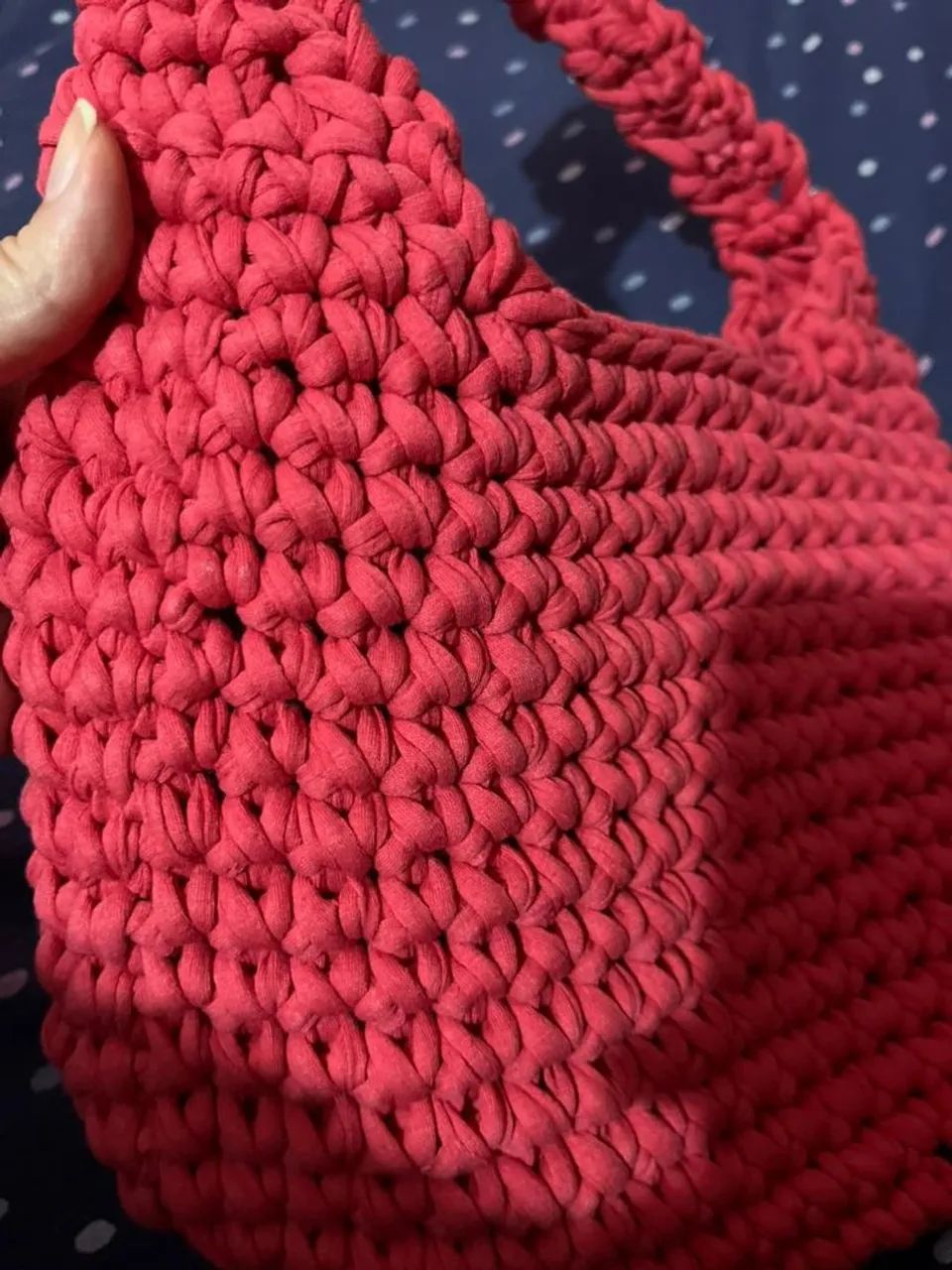 Bolsa mão crochê  - Foto 4