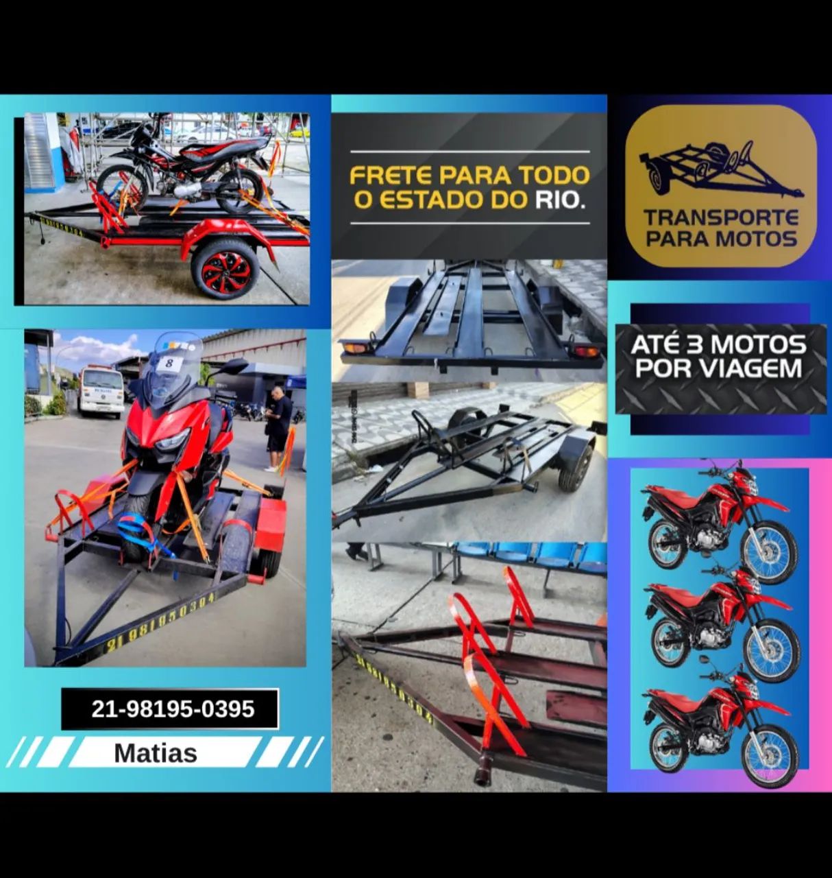 Frete motos RJ
