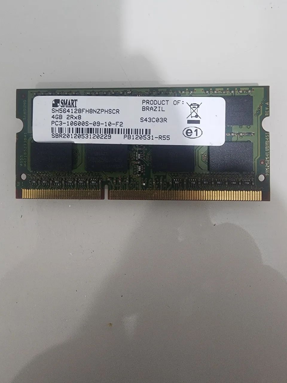 Memória DDR 3 PC3 4GB Notebook 