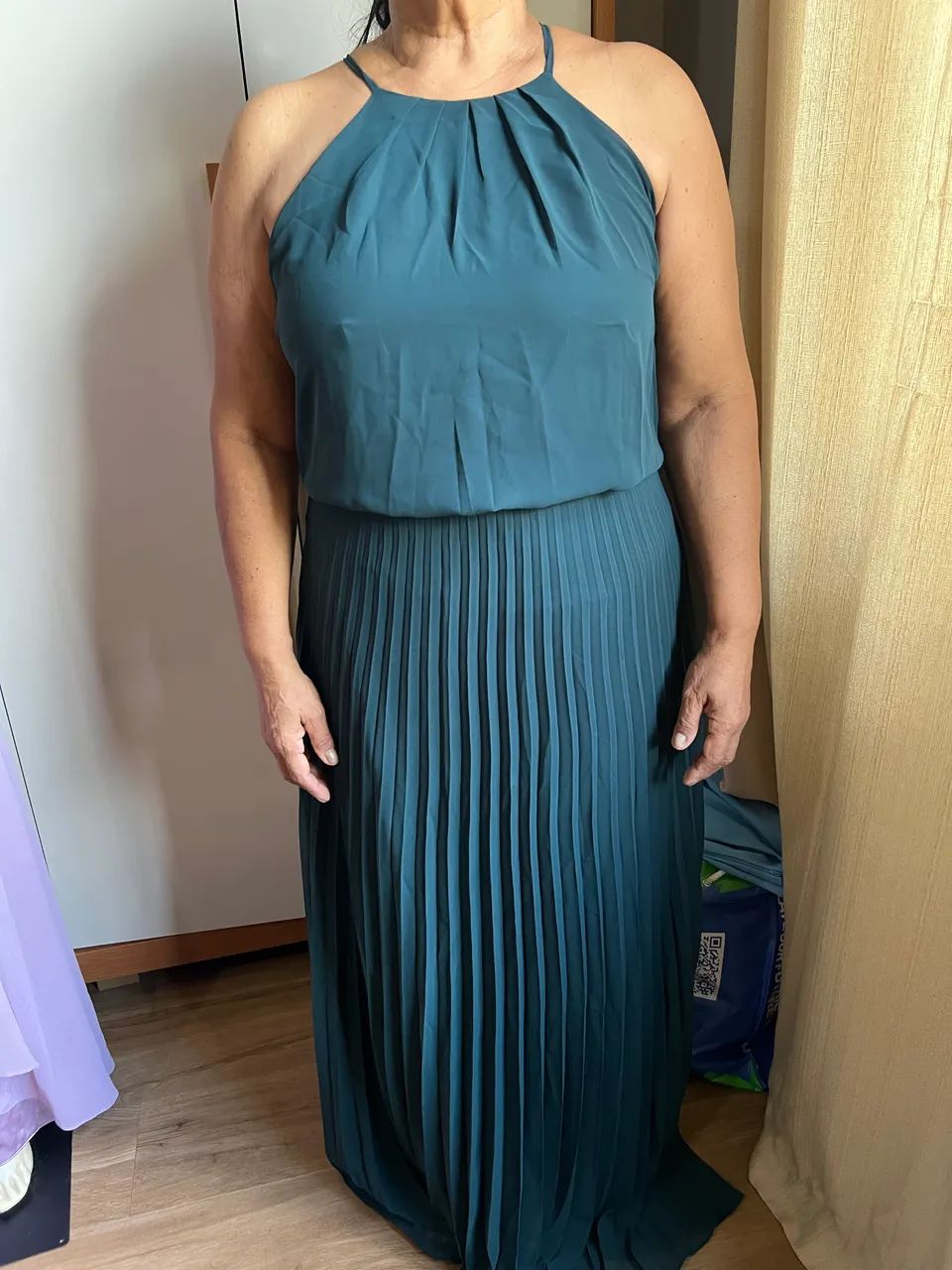 Vestido festa verde - Bazar