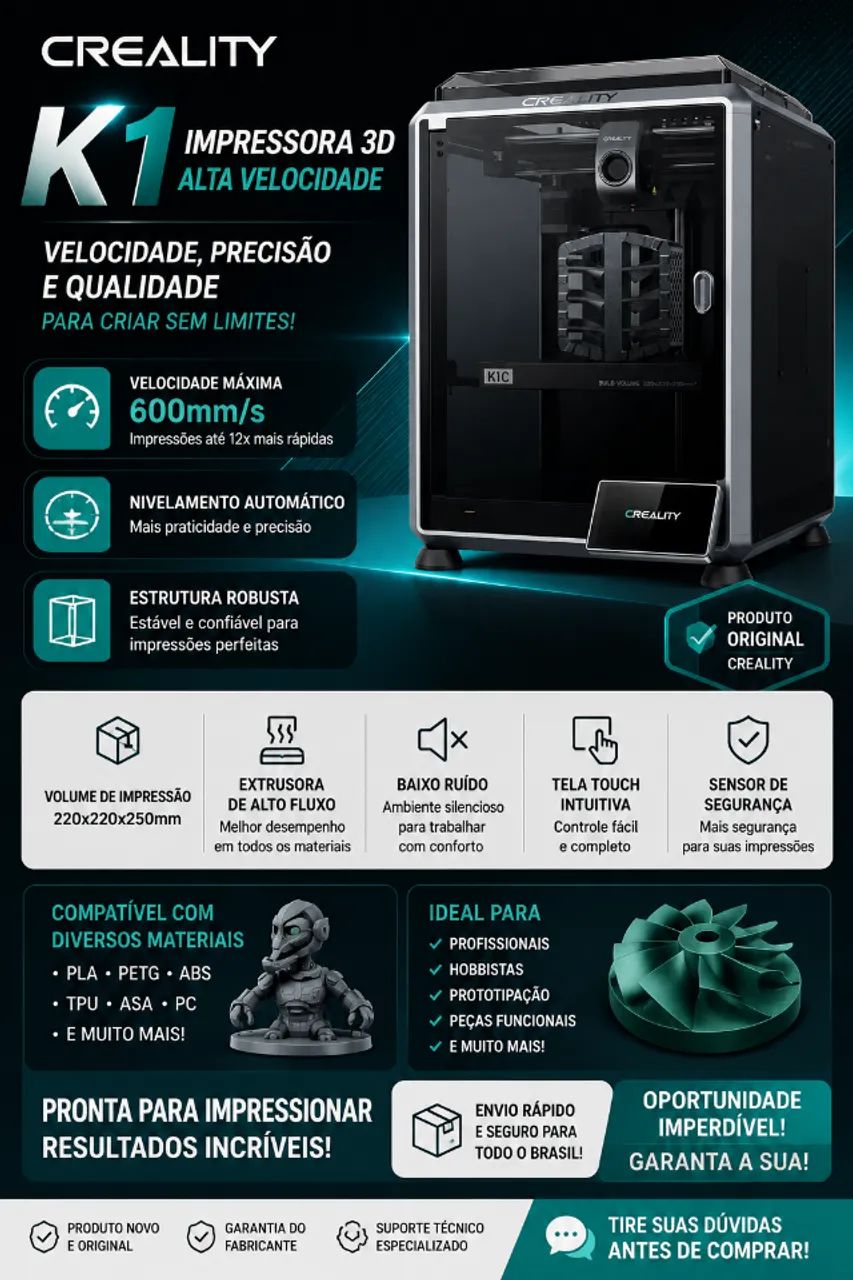 Creality K1 - Impressora 3D