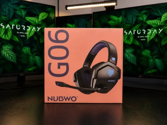 Headset Gamer Sem Fio NUBWO G06 - Som Imersivo e 100h de Bateria! - Foto 2