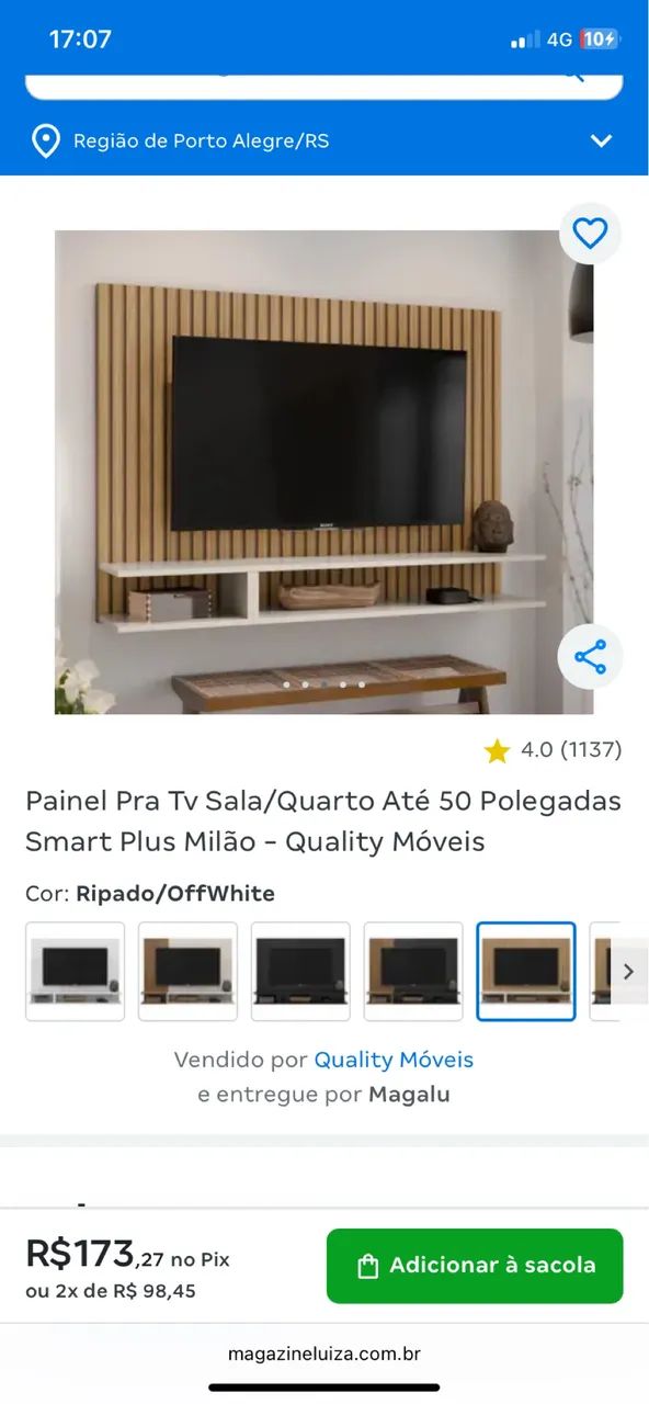 Vendo painel para tv até 50 polegadas  - Foto 3