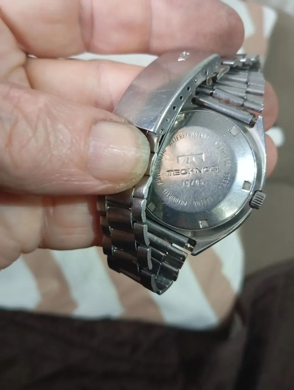 Relógio Tecnos Galaxy Automático Masculino Antigo funcionando  - Foto 3