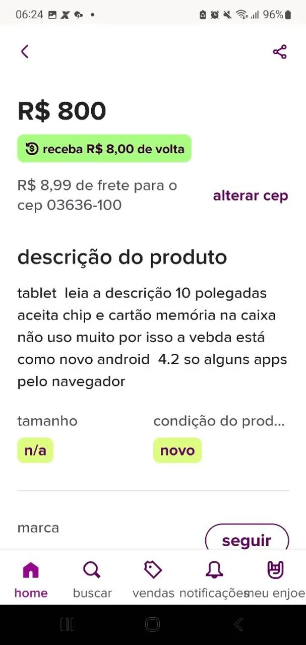 Tablet E 291 de 10 polegadas  - Foto 4