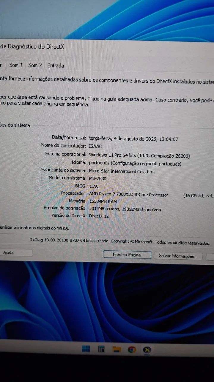 Pc gamer RTX 5060 Ryzen 7 7800x3D - Foto 5