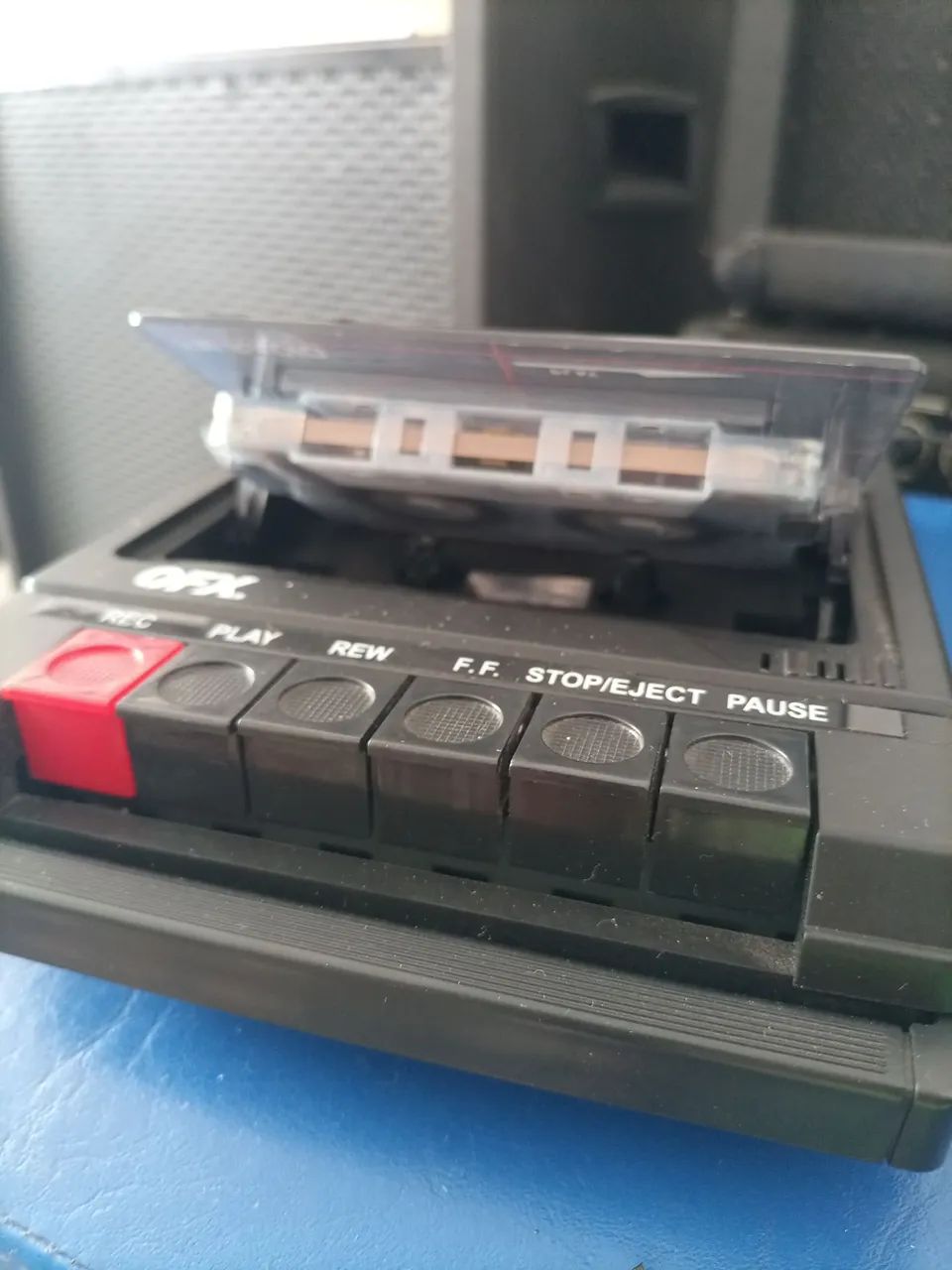 Rádio gravador USB FM + fitas  - Foto 2