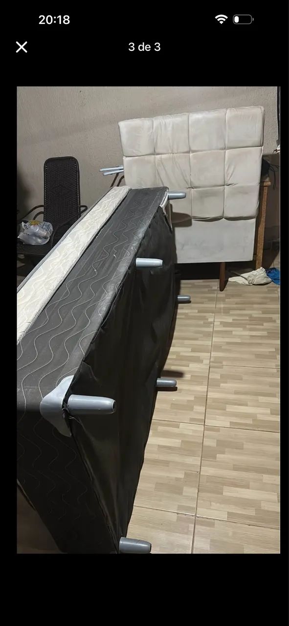 Vendo cama de solteiro  - Foto 3