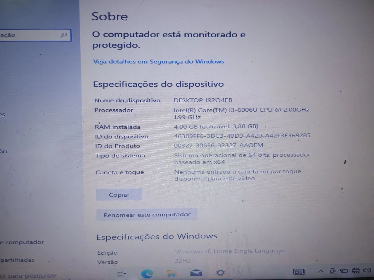 Notenook Len i3 6° 500hd 4gbme Impecavel - Foto 5