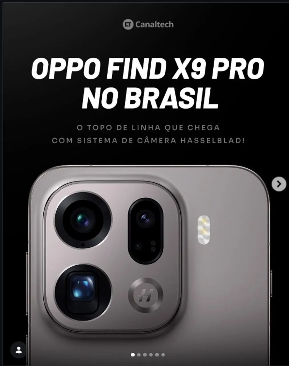 OPPO Find X9 Pro 16GB 512GB CN e GLOBAL LEIA - Celulares e