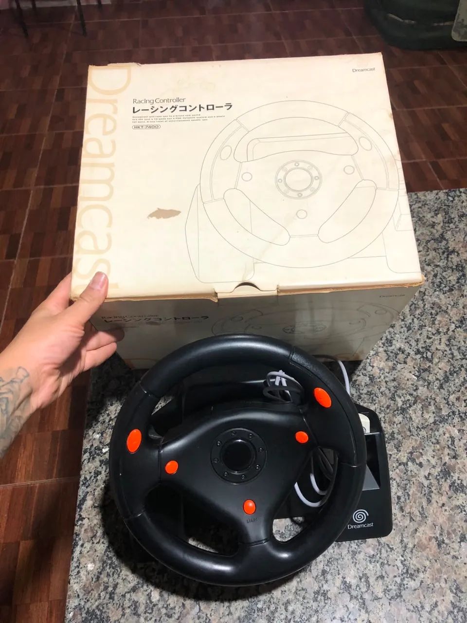 Volante Racing Controller Dreamcast - Foto 4