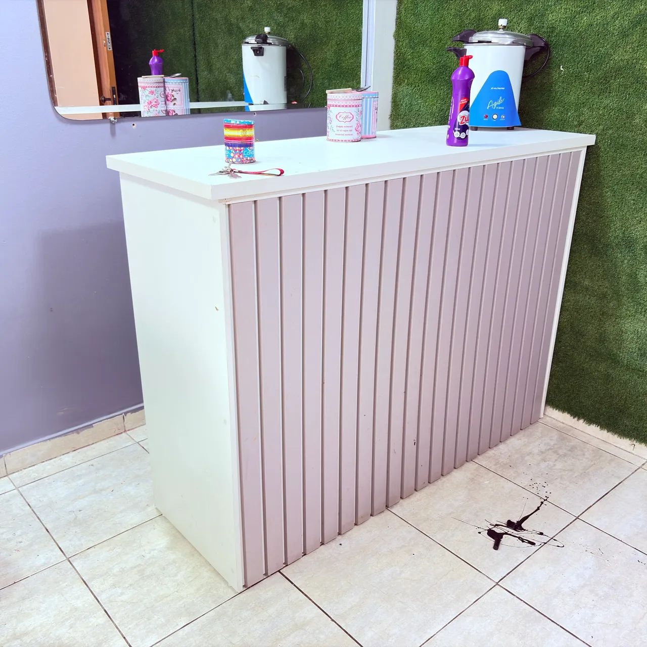 Balcão de recepção 