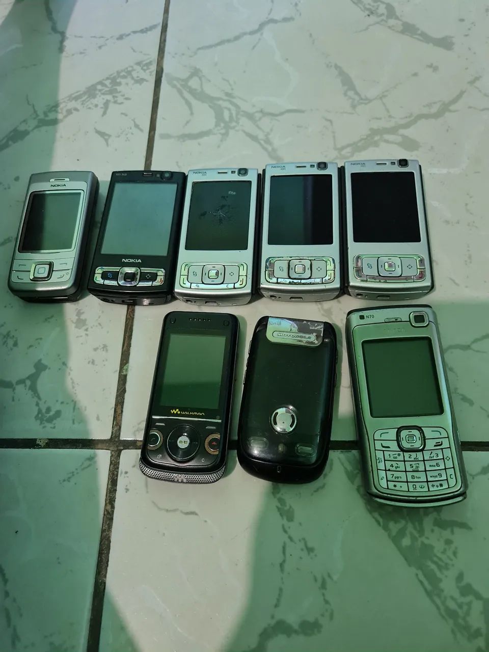 Celular antigo nokia sonyericson e Motorola 