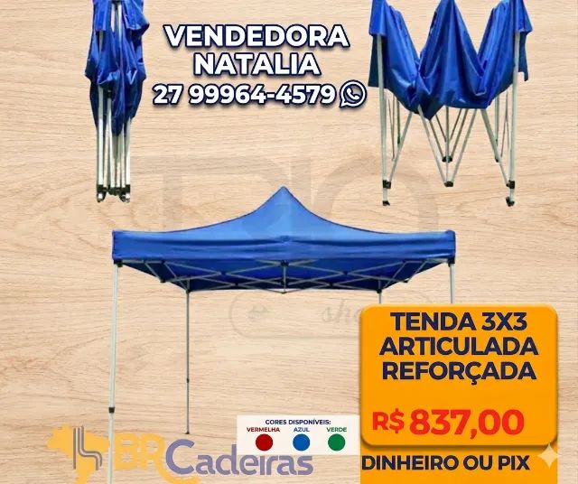 tenda 3x3 extra reforçada 