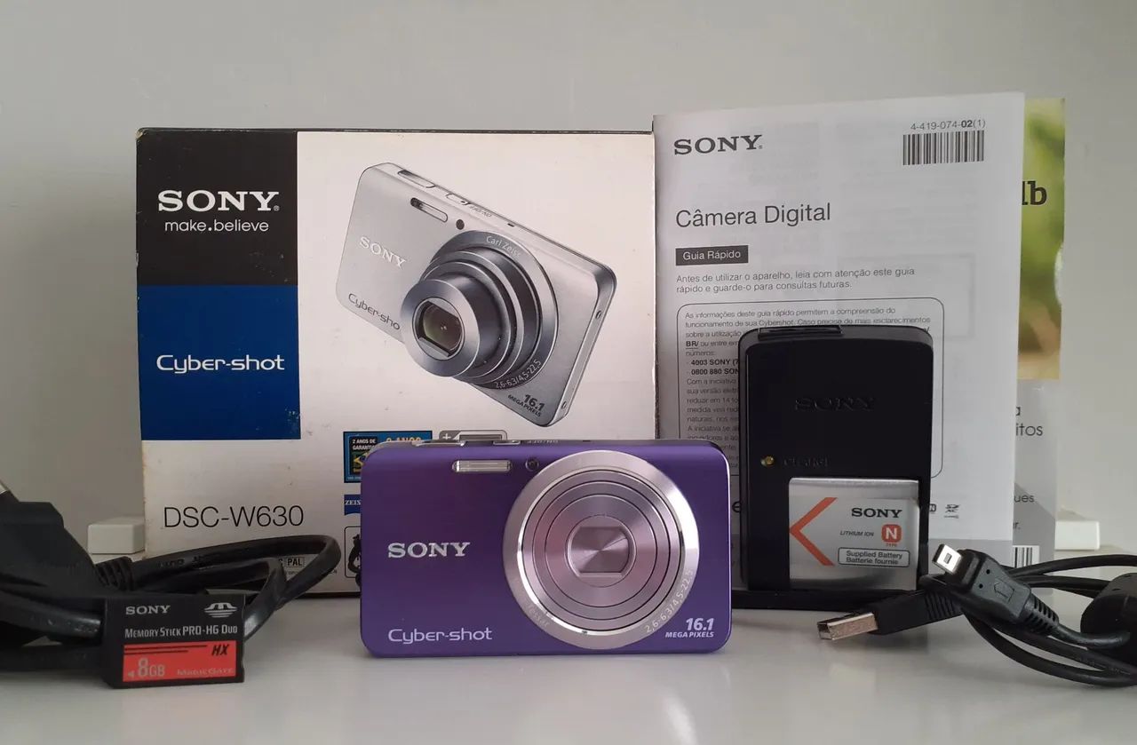 Camera digital Sony Cyber-shot DSC W630 - 16.1MP (COMPLETA NA CAIXA!!) - Foto 2