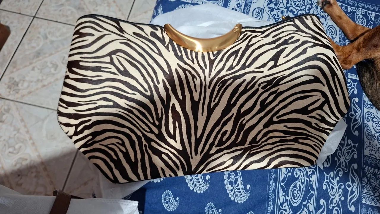 Bolsa de couro arezzo - Foto 3