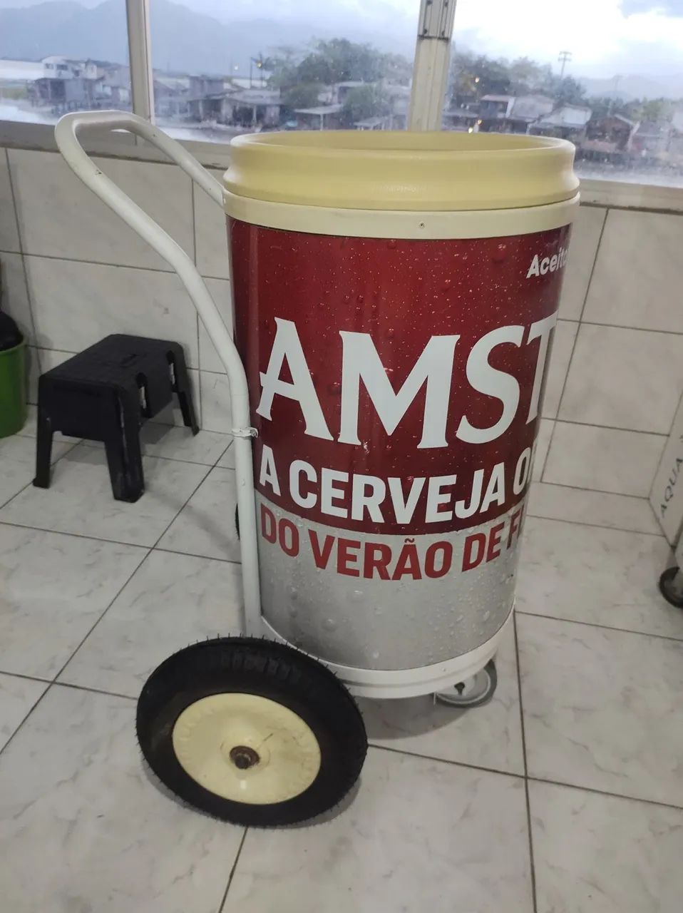  Carrinho de bebidas cooler 