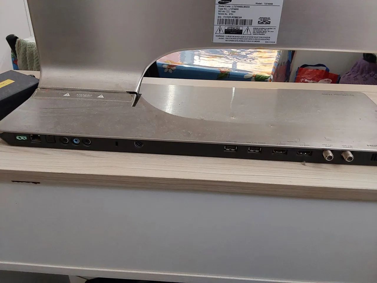 Monitor Samsung syncmaster TA950 fullHD 3D Led TV Monitor 27 polegadas - Foto 2