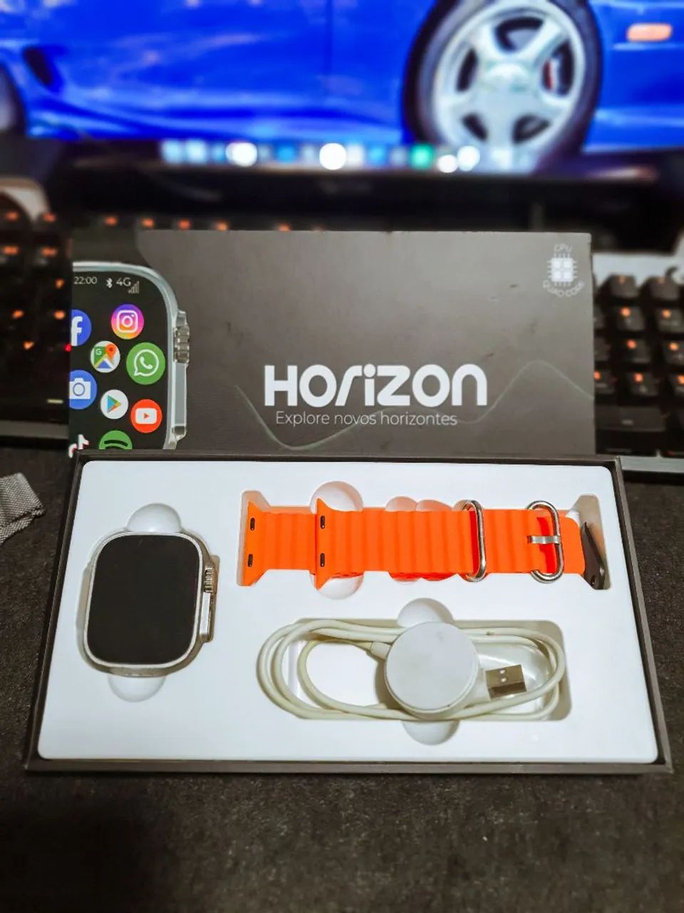 RELÓGIO HORIZON ULTRA - COM PLAYSTORE E WHATSAPP  - Foto 3