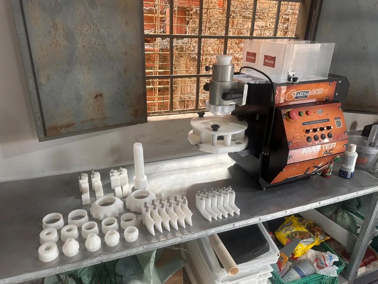 Maquina modeladora interlase de salgados completa  - Foto 3