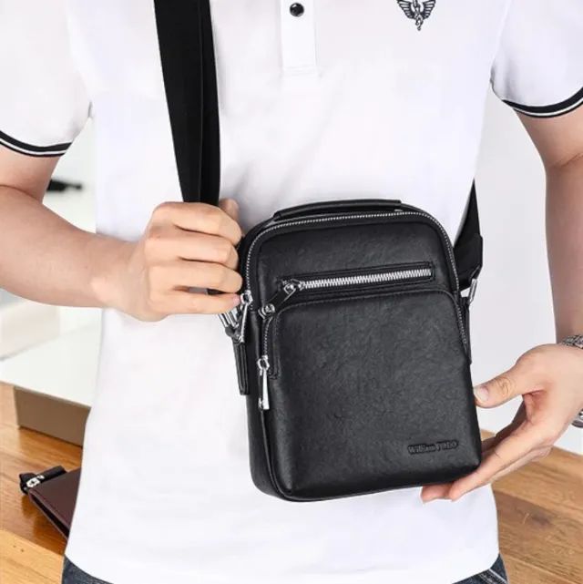 Bolsa de Ombro Transversal - Compacta e Versátil
