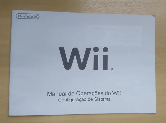 Manual De Nintendo Wii E Folhetos Veja Fotos