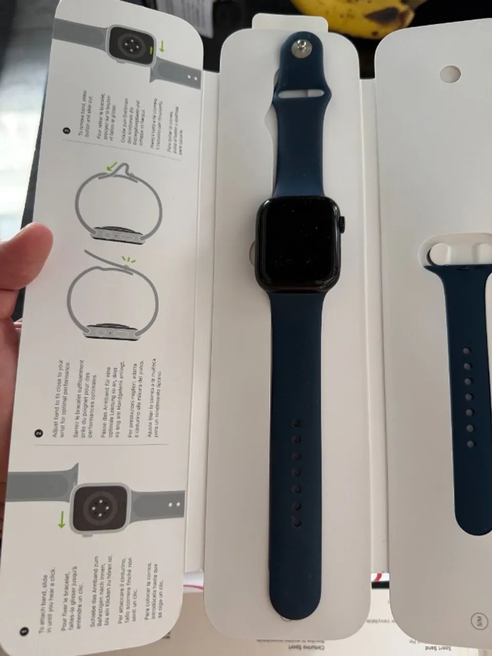 Apple Watch Series 7 45mm GPS + Cellular Midnight A2477 - Foto 3