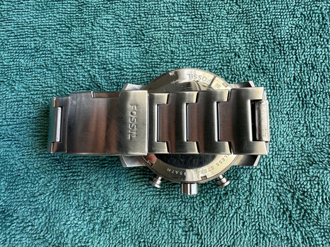 Relogio Fossil Azul - Foto 4