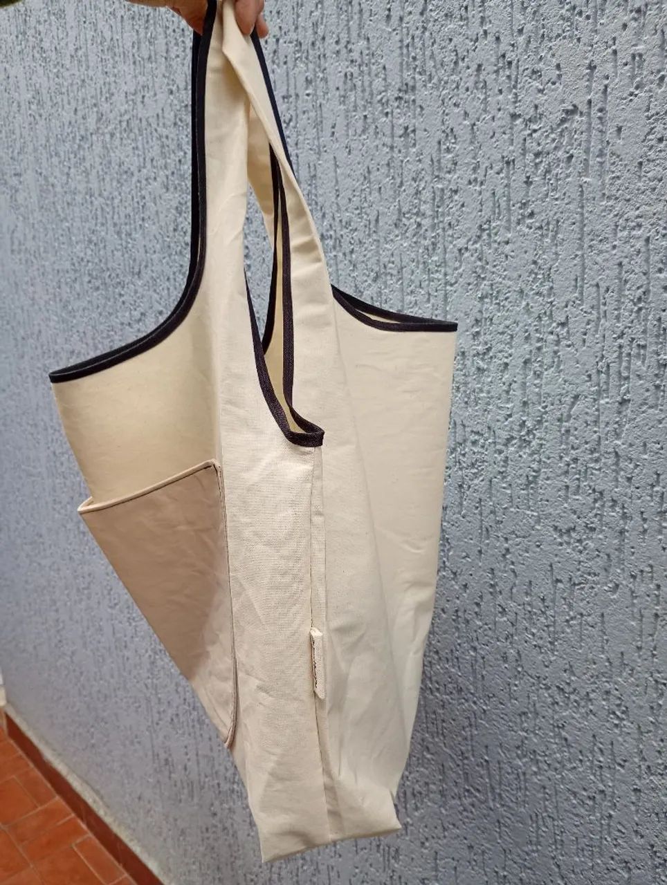 Eco Bag em Algodão Cru 100% Algodão | Reutilizável | Artesanal - Foto 4