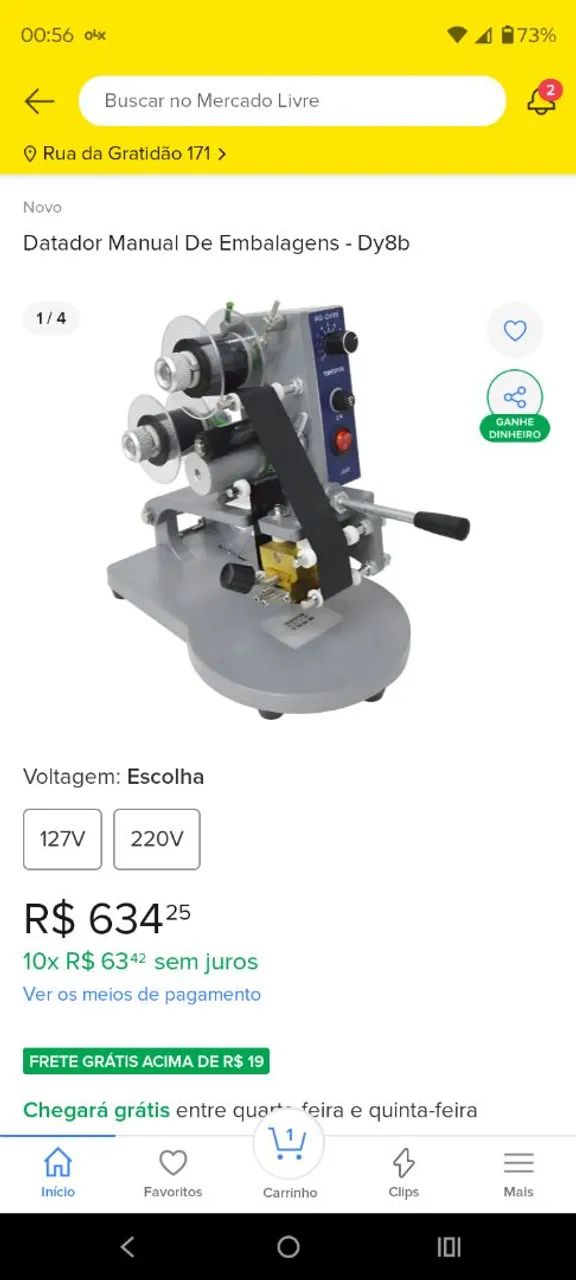 Datador manual com fitas novas  - Foto 4