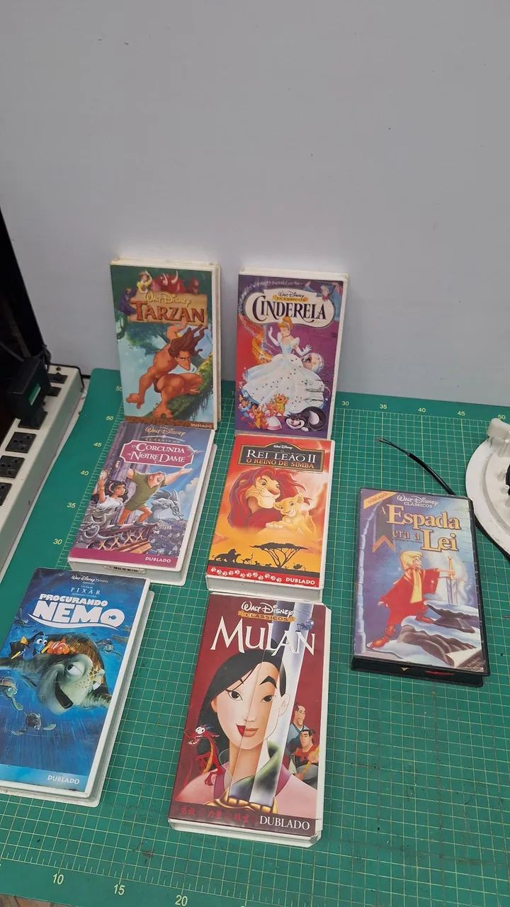Lote de fitas VHS infantil