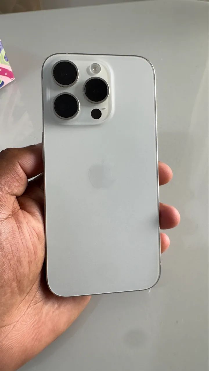 iphone 15 pro 128 GB Branco - Bateria 100% - Foto 2