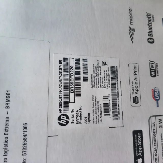 Impressora HP deskjet ink advantage 2874 nova - Foto 2