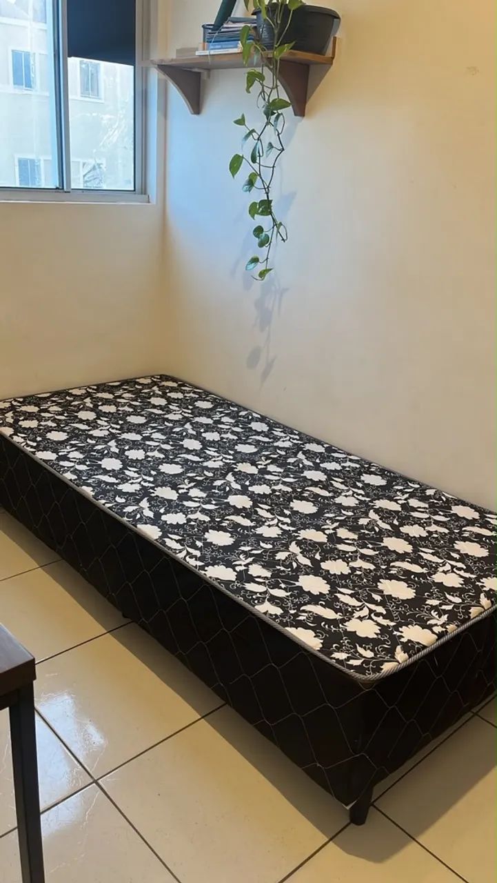 Base cama box solteiro