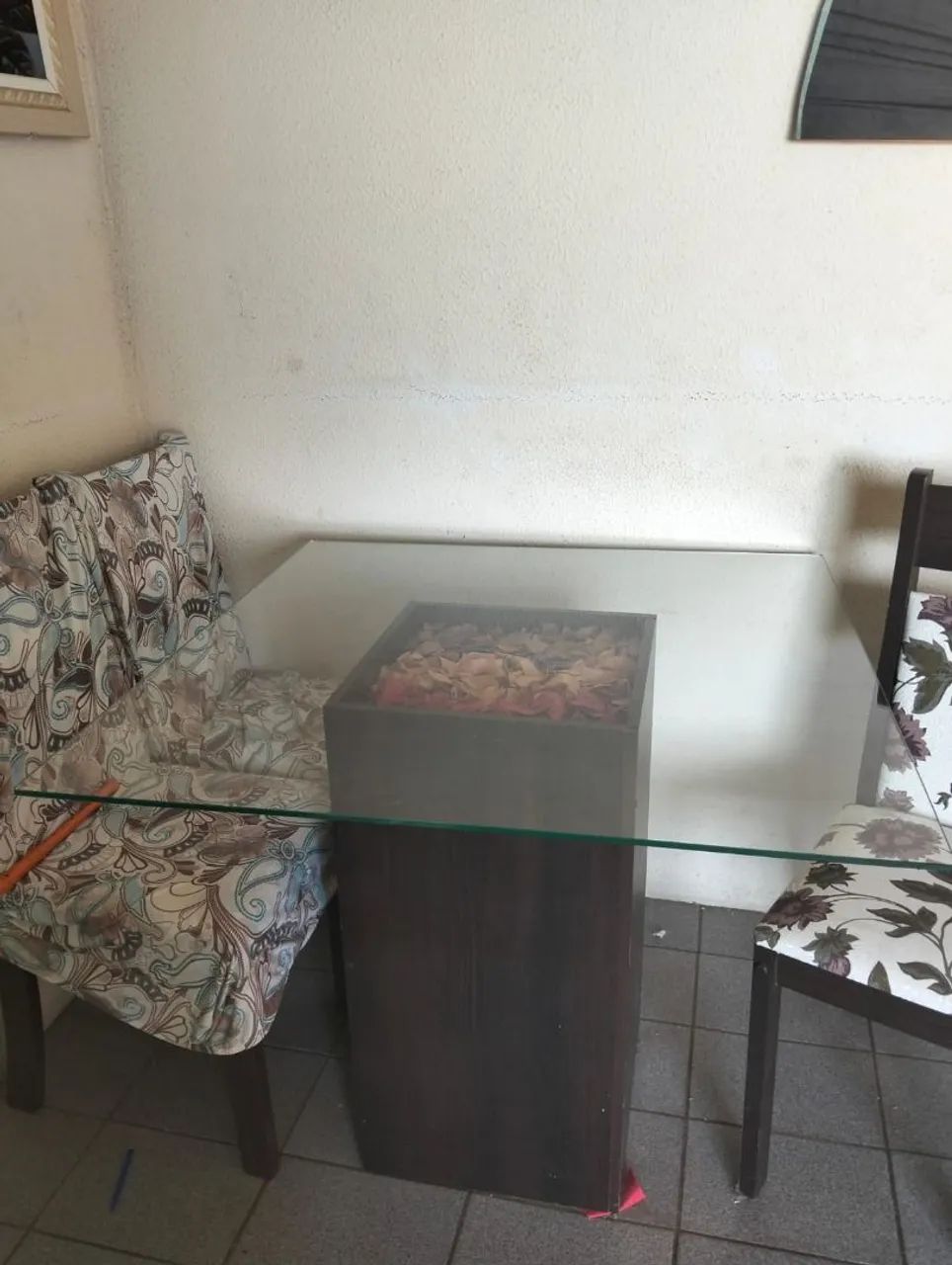 Mesa de Vidro 4 Lugares