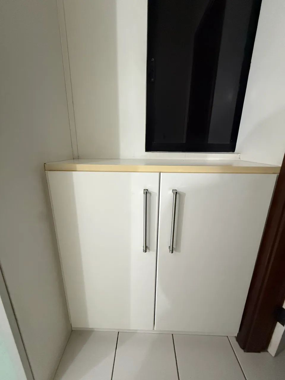 ARMÁRIO SAPATEIRA / MULTIUSO - MDF BRANCO - Foto 4