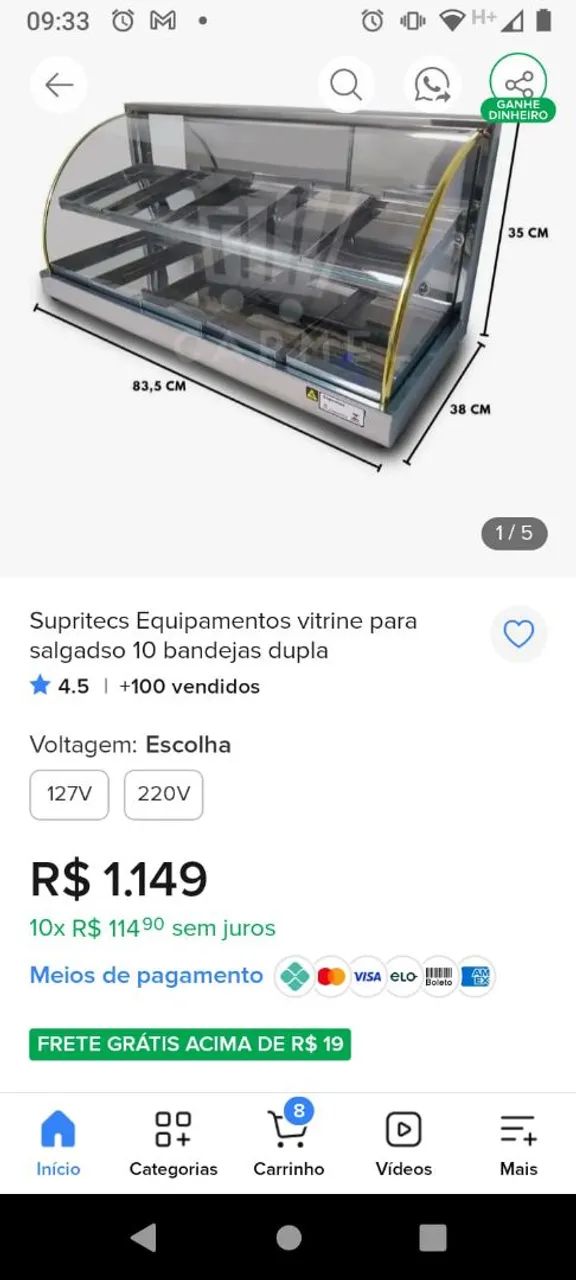 Estufa 10 bandeja completa funciona perfeitamente  - Foto 3