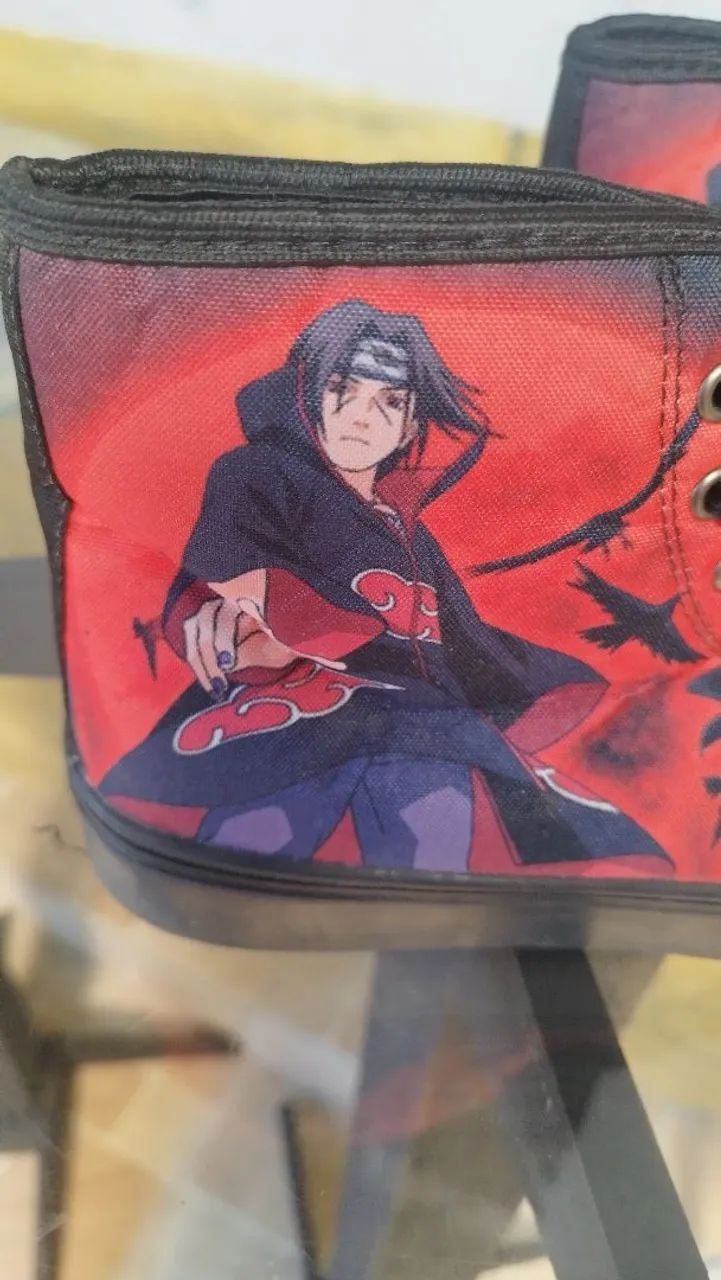 Tênis unissex Naruto Itachi - Foto 4