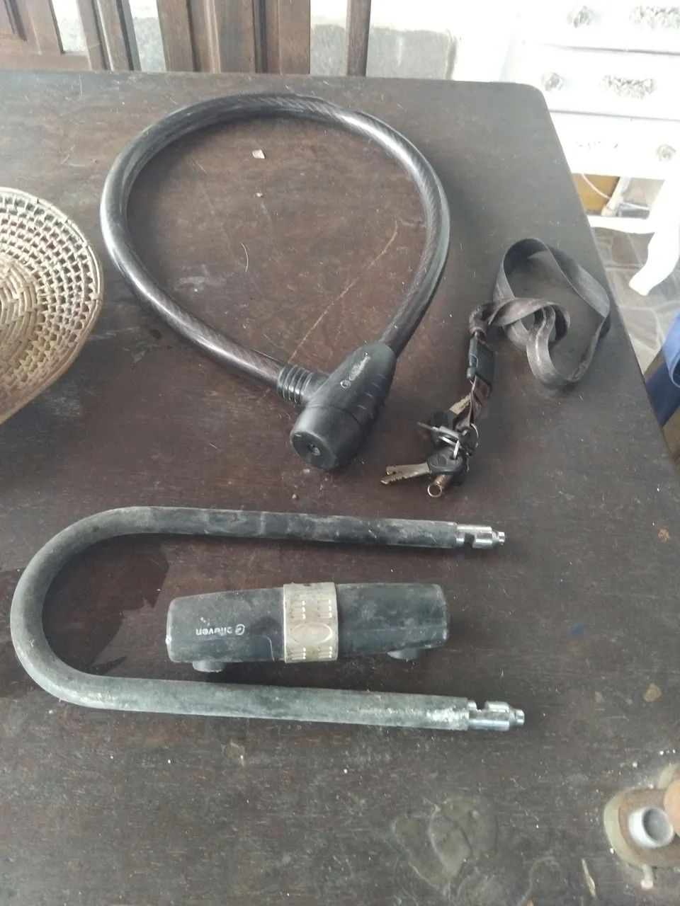 Cadeado para moto  ou bike R$30