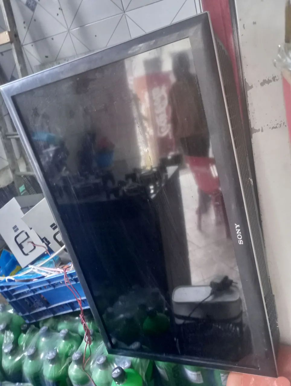 Tv sony 32 polegadas com defeito liga não aparece imagem  - Foto 5