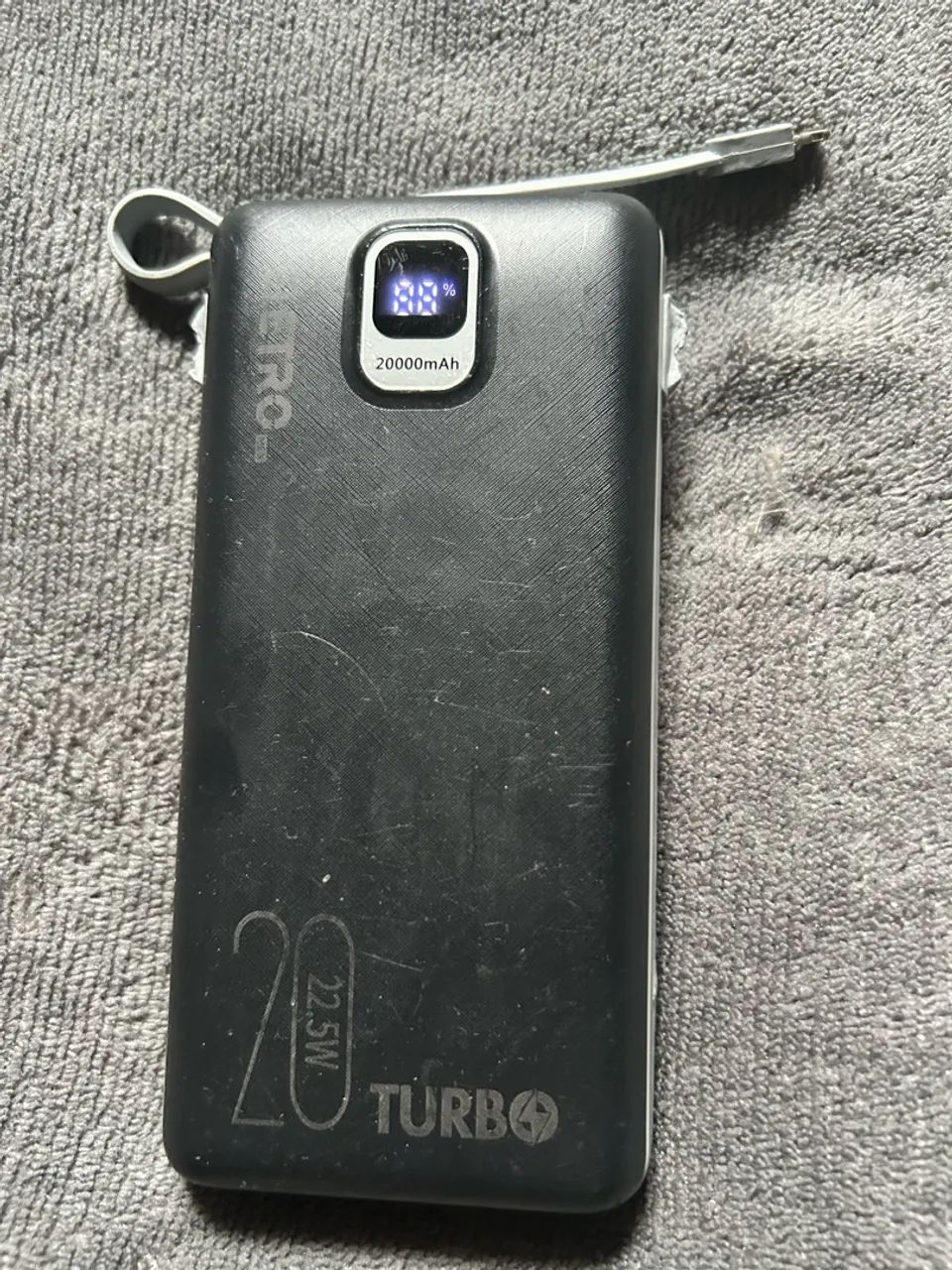 carregador Portátil completo compatível com iphone e tipoC.
