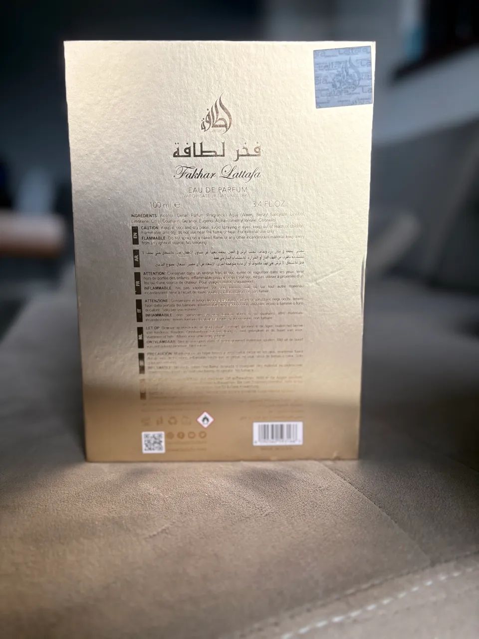 Perfume Lattafa Fakhar Gold Extrait 100ml - Foto 5